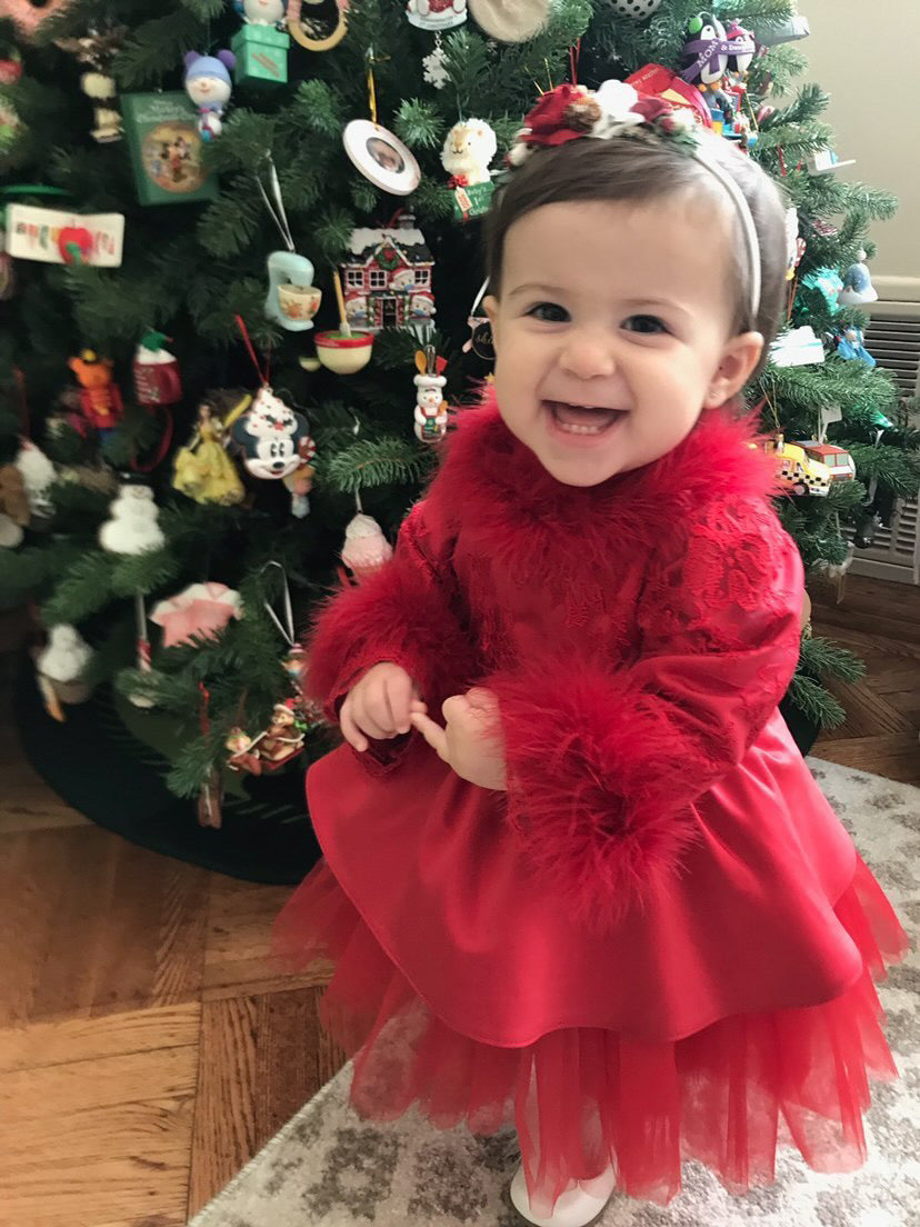 The Eloise Marabou Dress